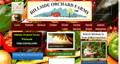 Desktop Screenshot of hillsideorchardfarms.com